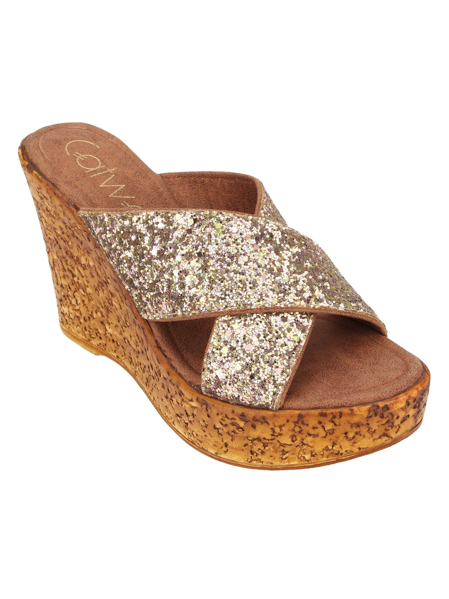 catwalk gold wedges