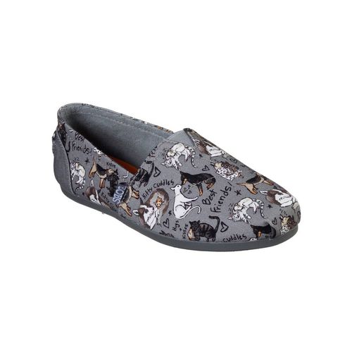 SKECHERS Bobs Plush Best Buds Grey Bobs Slip-On (UK 2)
