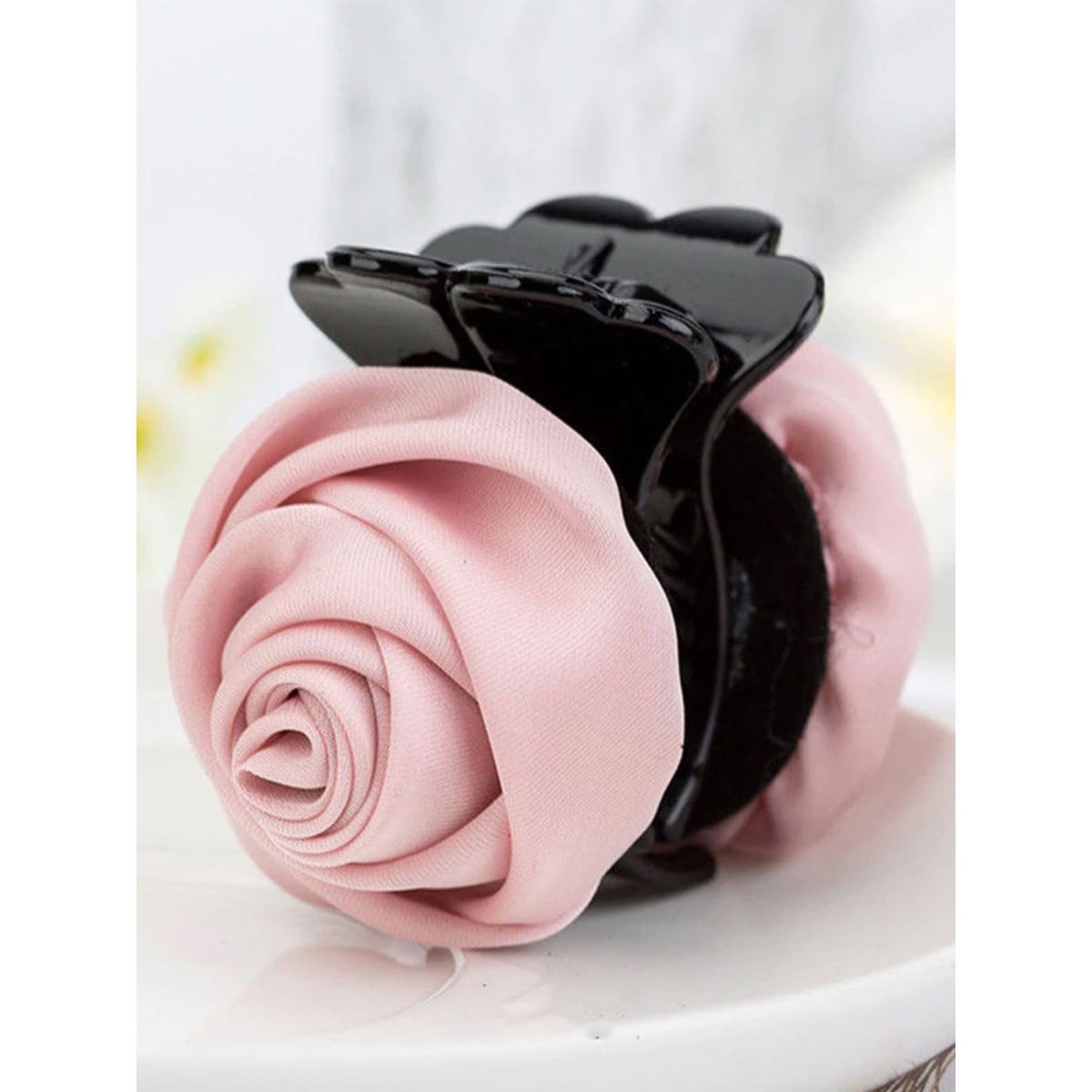 Blush Pink Flower Hair Clip Bridal Rose Hair Clip Blush - Etsy | Pink hair  accessories, Pink flower hair clip, Flowers in hair