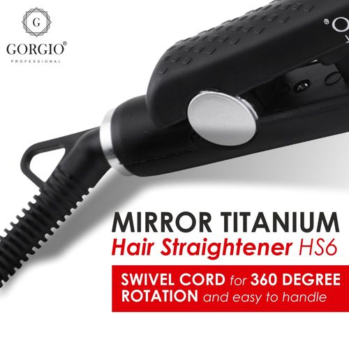 Gorgio Professional Mirror Titanium Hair Straightener HS-06: Buy Gorgio  Professional Mirror Titanium Hair Straightener HS-06 Online at Best Price  in India | Nykaa