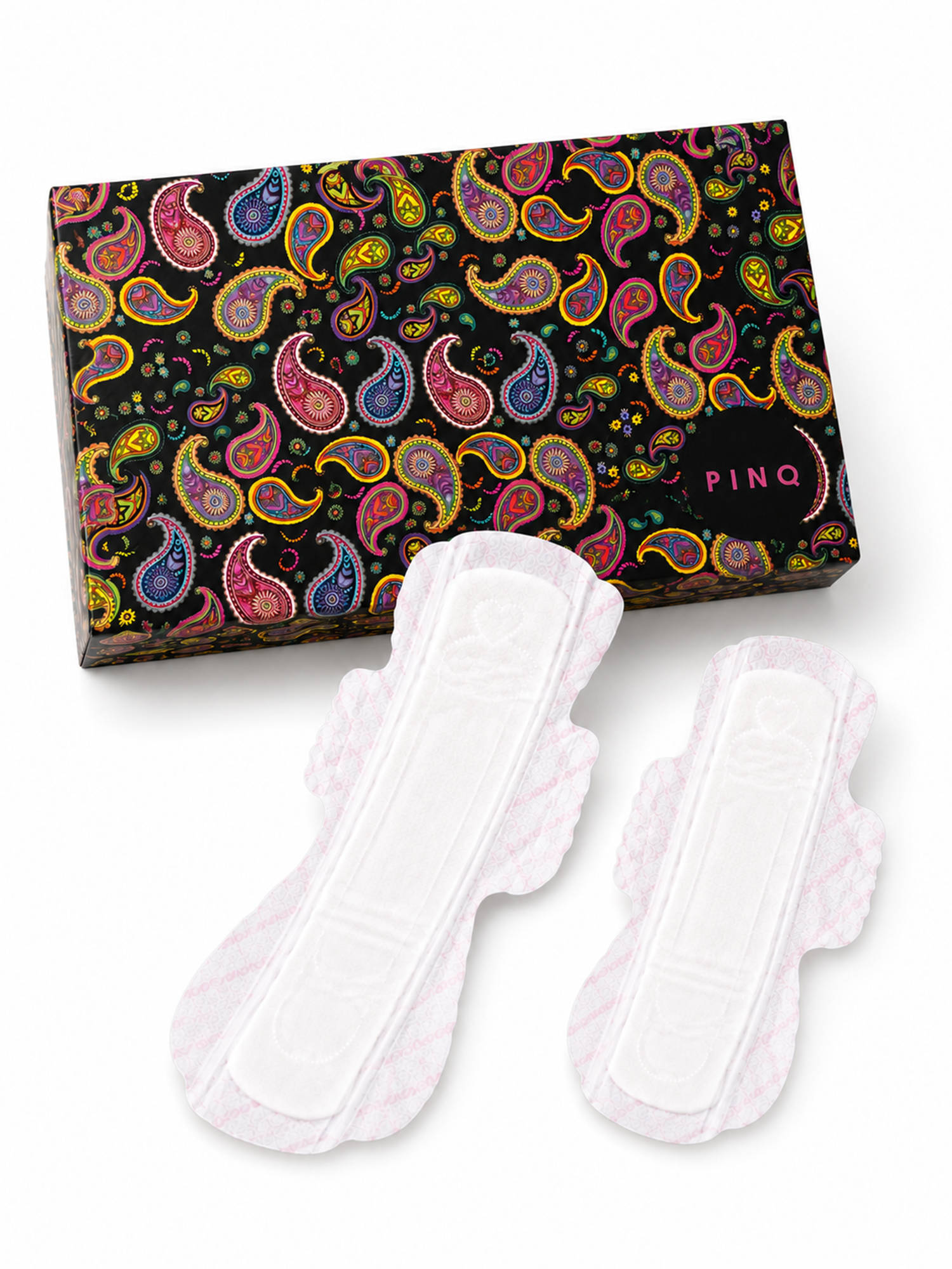 PINQ POLKA Bulk Me Box Sanitary Pads (XL & XXL) Heavy Flow Night Rash Free Wider Back