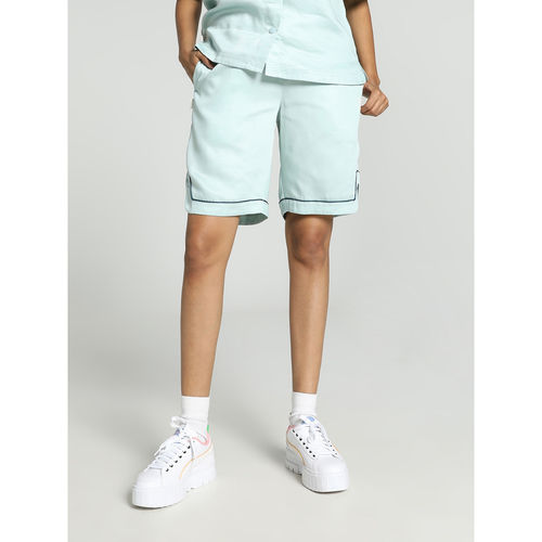 Puma INFUSE Woven Womens Blue Shorts (XXS)