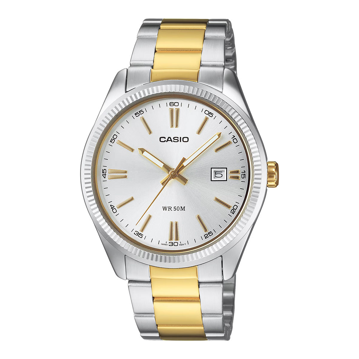 Casio Men Enticer Men Casual Watch Silver (Mtp-1302Psg-7Avef) (M)