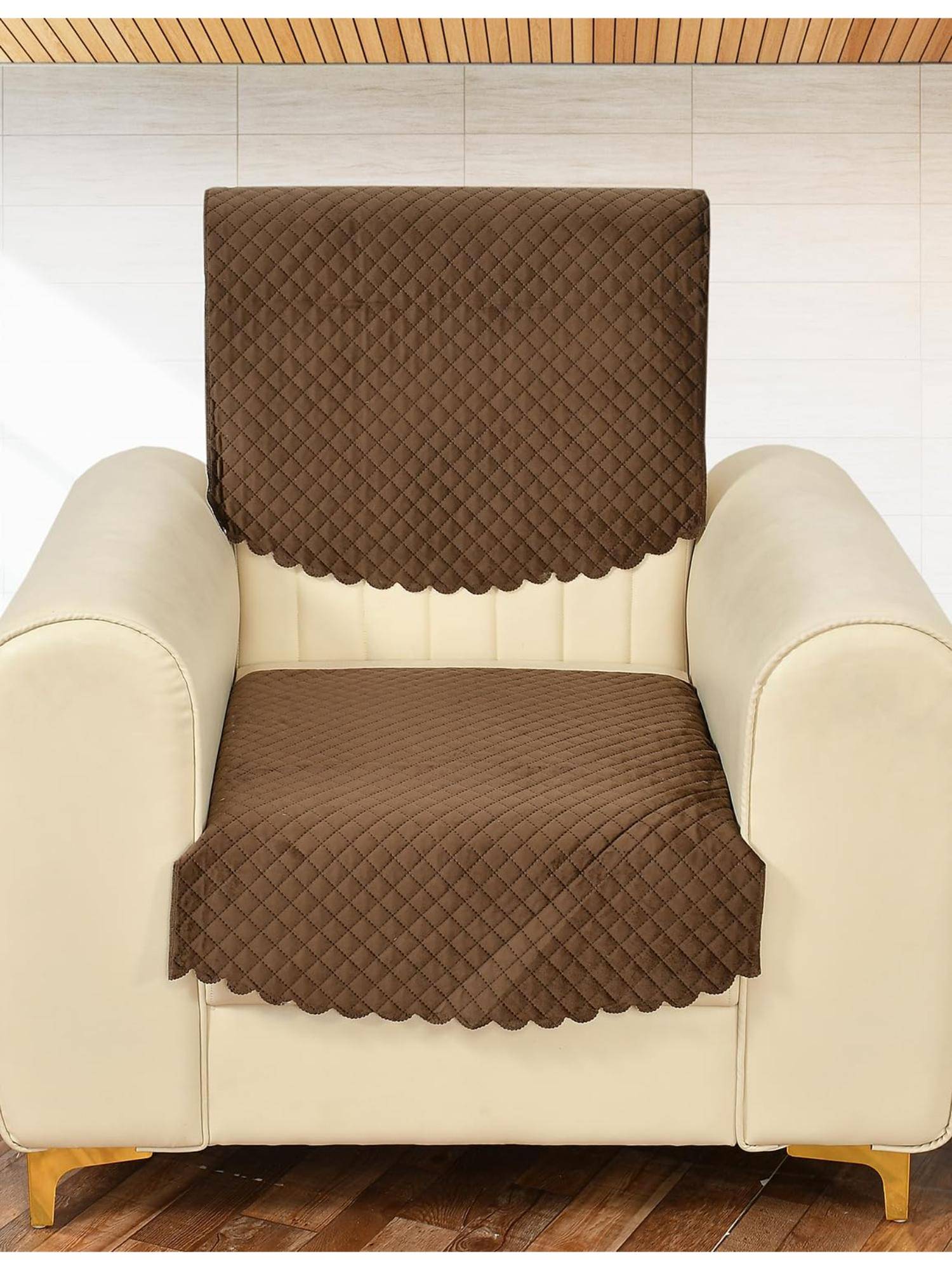BAJO'S Brown 1 Seater Sofa Cover