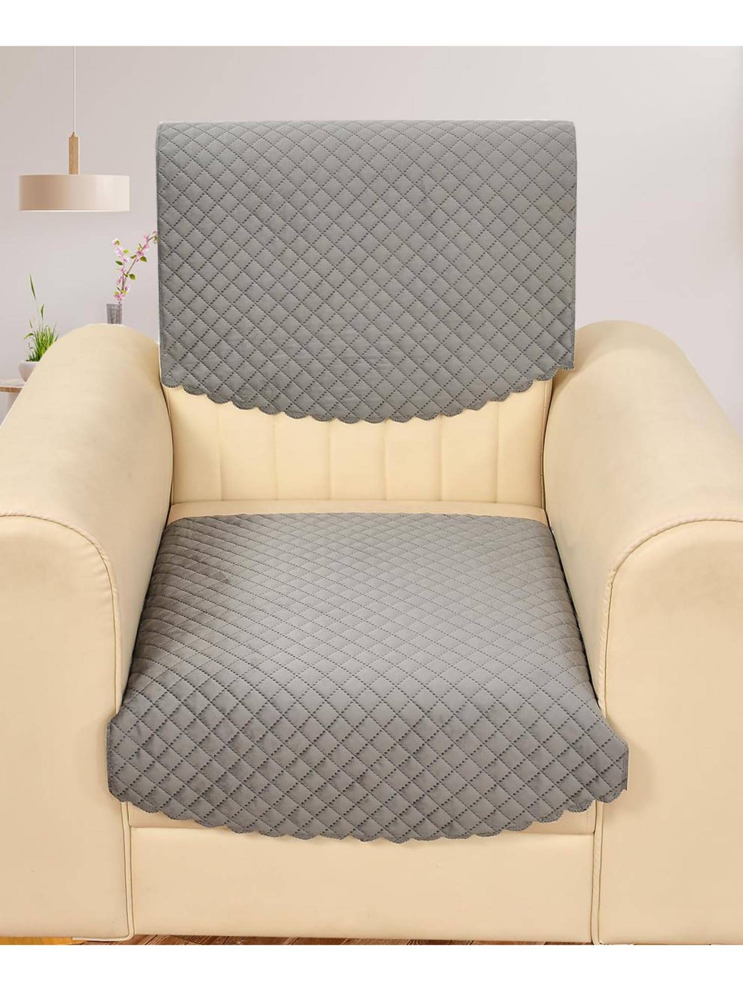 BAJO'S Grey 1 Seater Sofa Cover