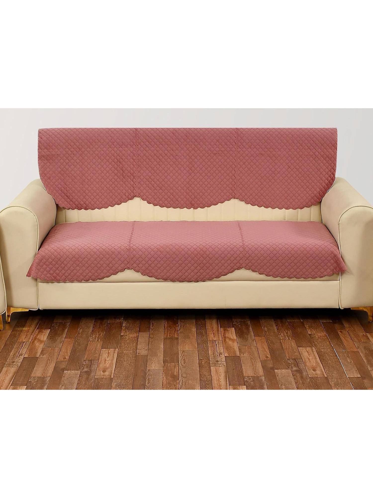 BAJO'S Pink 3 Seater Sofa Cover