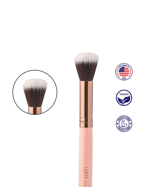 Luxie 512 Rose Gold Small Contouring Brush