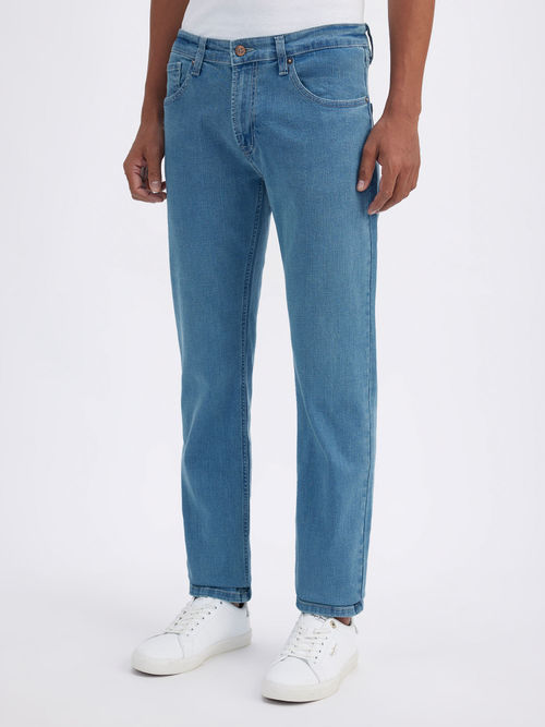 Buy Pepe Jeans Men Straight Fit Light Blue Jeans Online