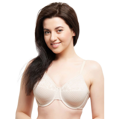 Wacoal 40D Basic Beauty Full Figure Seamless Underwire Bra Nude Color NWOT