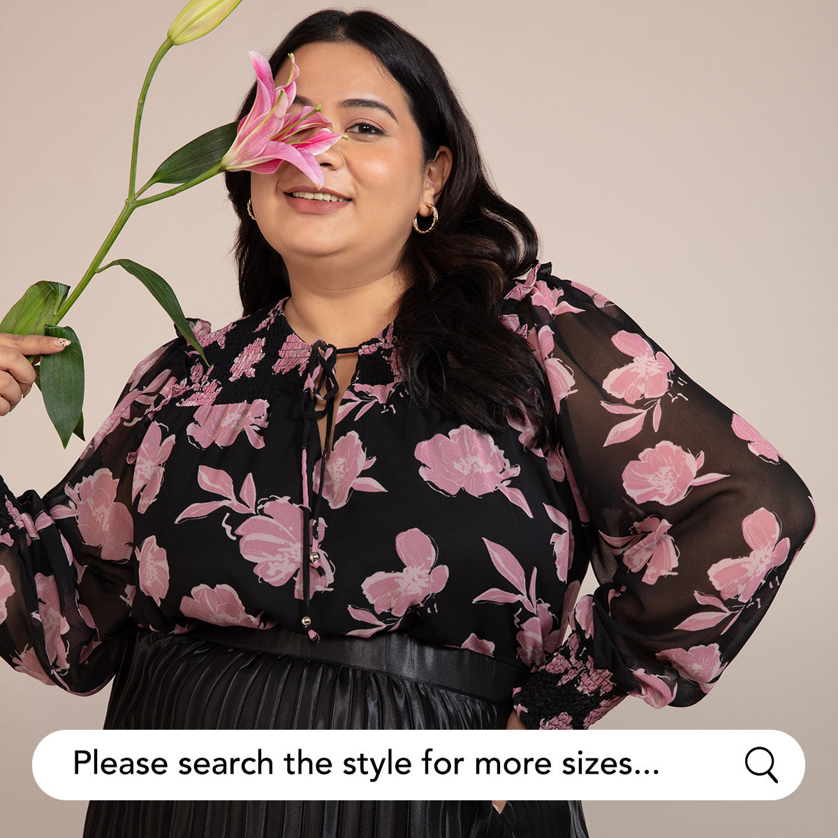 Twenty Dresses By Nykaa Fashion Curve Dream Of Floral Top: Buy Twenty ...