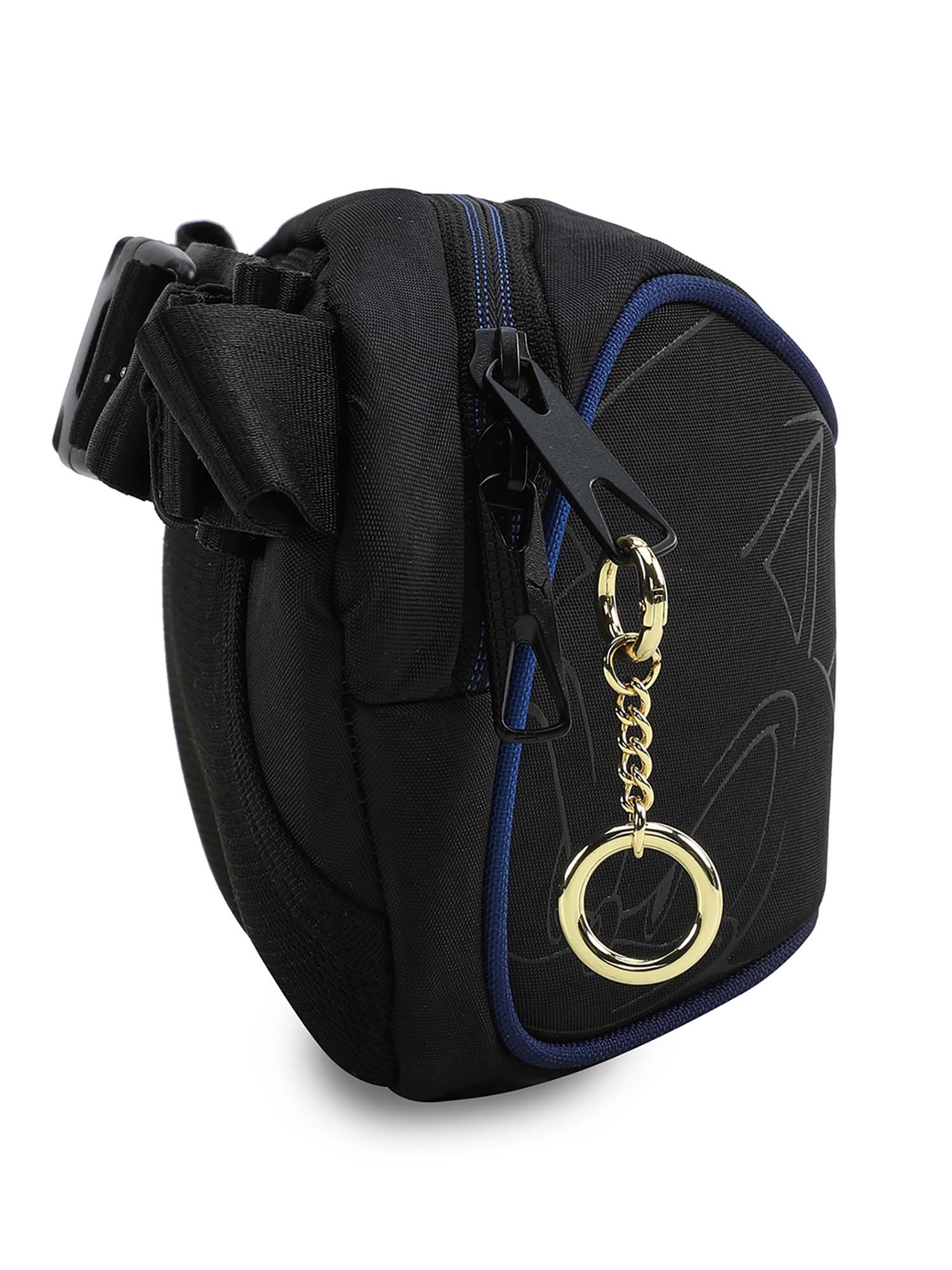 Buy Puma Unisex Black Sonic Adjustable Belt Bag with Keychain Online