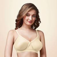 Buy TRYLO ALPA WOMEN'S HOSIERY COTTON NON-PADDED NON-WIRED MOLDED FULL  COVERAGE BRA ALPA Black 44G Online at Best Prices in India - JioMart.