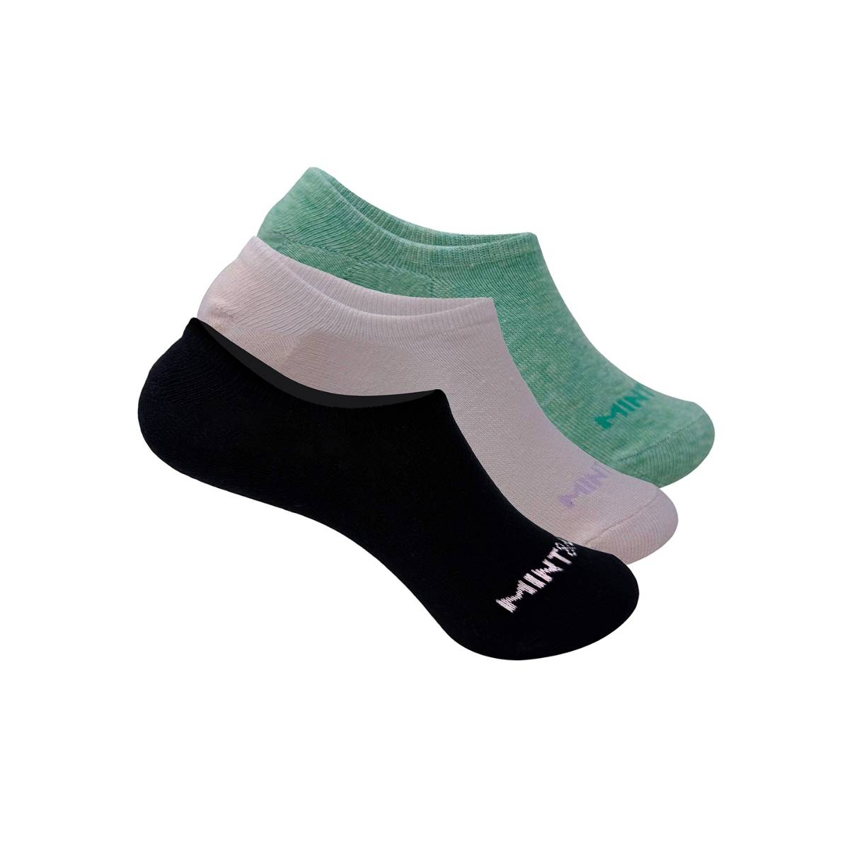 Mint & Oak Sneaker No Show Socks For Women - Pack Of 3