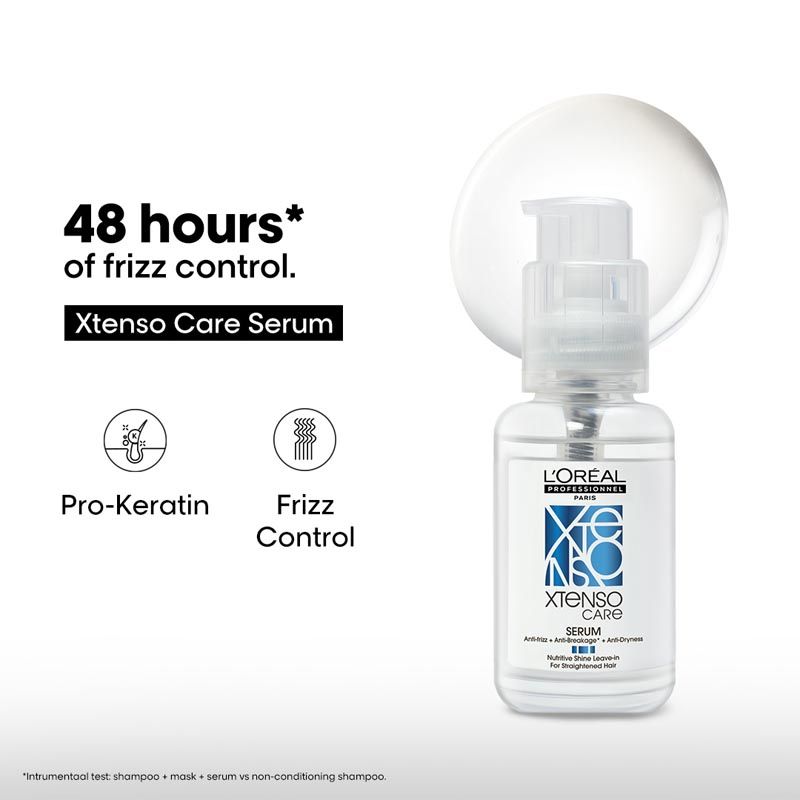 L'Oreal Professionnel Xtenso Care Serum, Frizz-Free Smooth Hair With Pro-Keratin & Incell