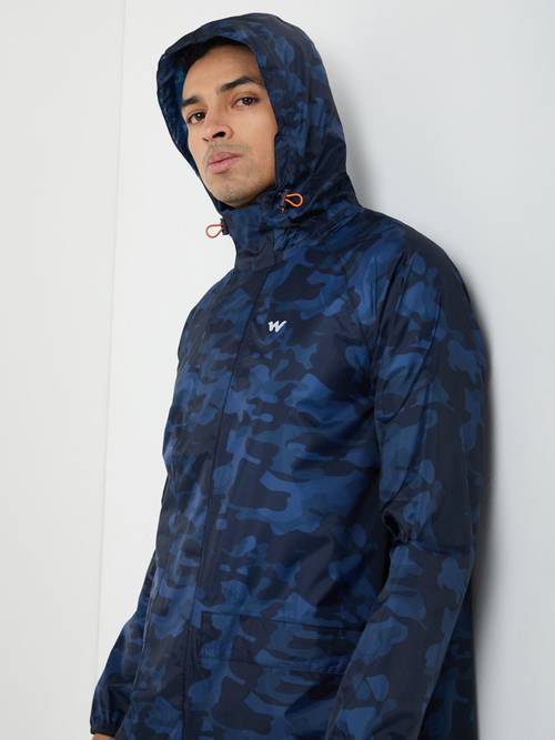 back navy camouflage jacket Buy Wildcraft Men Navy Blue Camouflage Rain Jacket Online