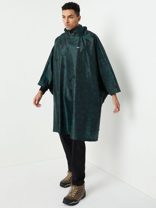 Buy Wildcraft Men Green Printed Rain Jacket Online