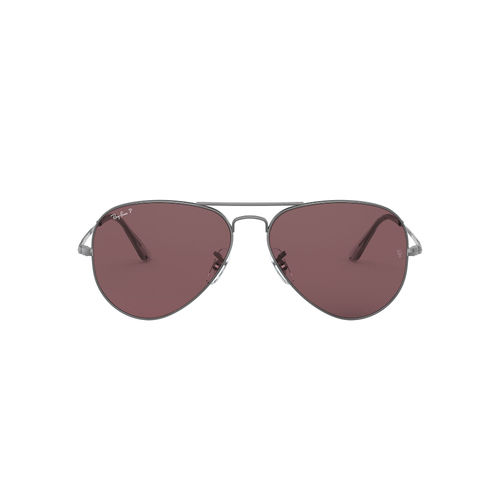 Buy Ray-Ban 0RB3689004/AF58 Red Polarized Aviator (57 mm) Online