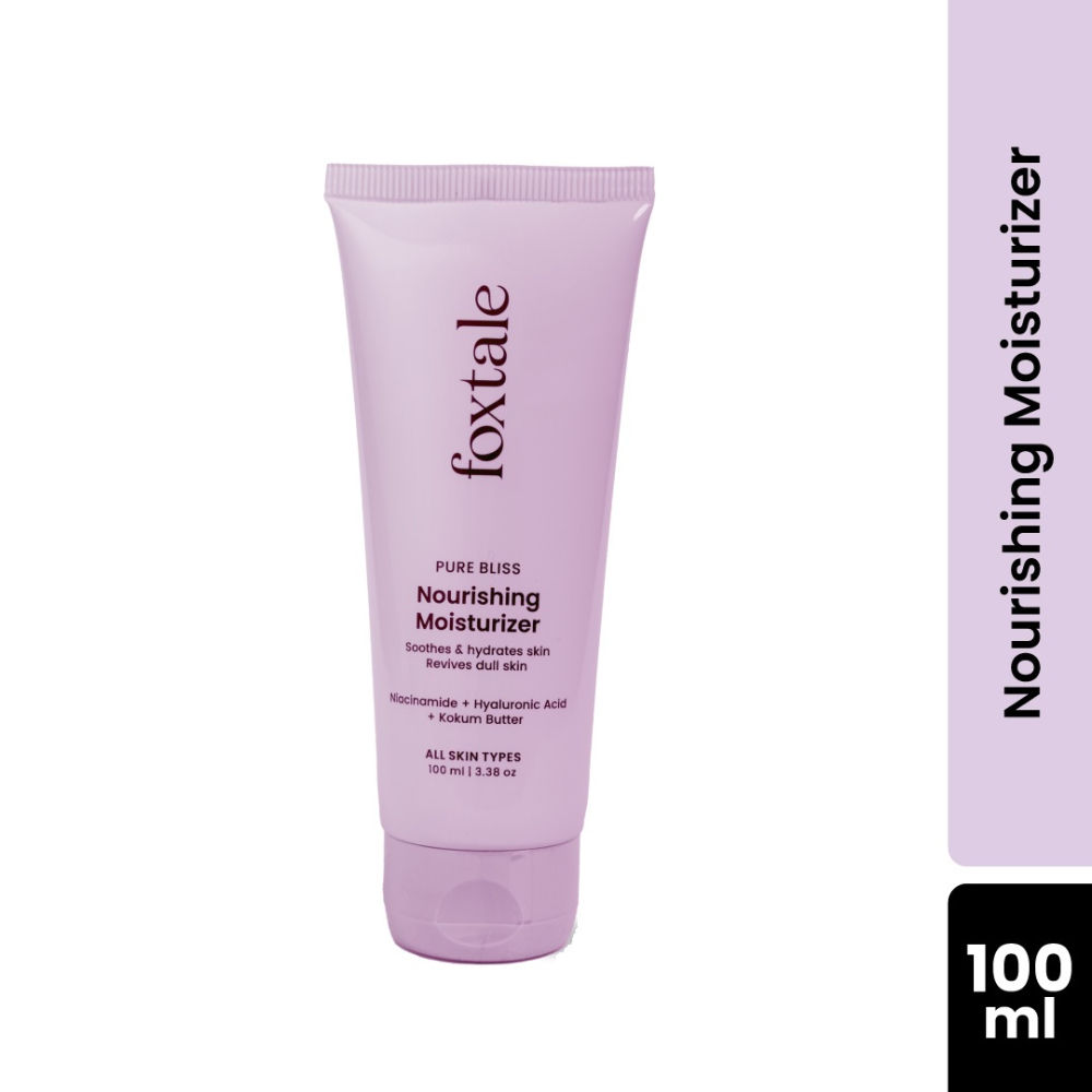 Foxtale Nourishing Moisturiser With Niacinamide & Vit E for 24Hr Hydration