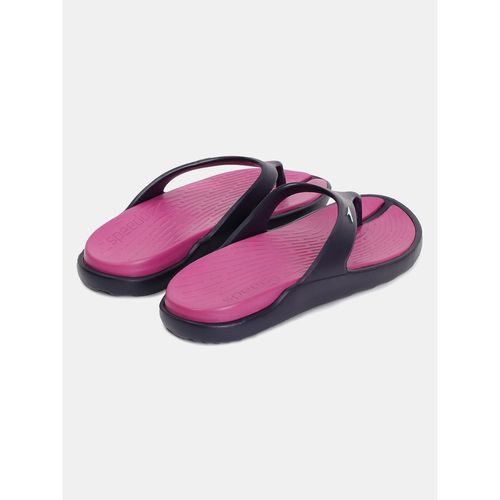 Buy Speedo Women's Dual Colour Flip Flops Berry True Navy Online