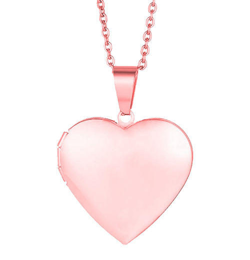 Buy Yellow Chimes Stainless Steel Openable Heart Photo Frame