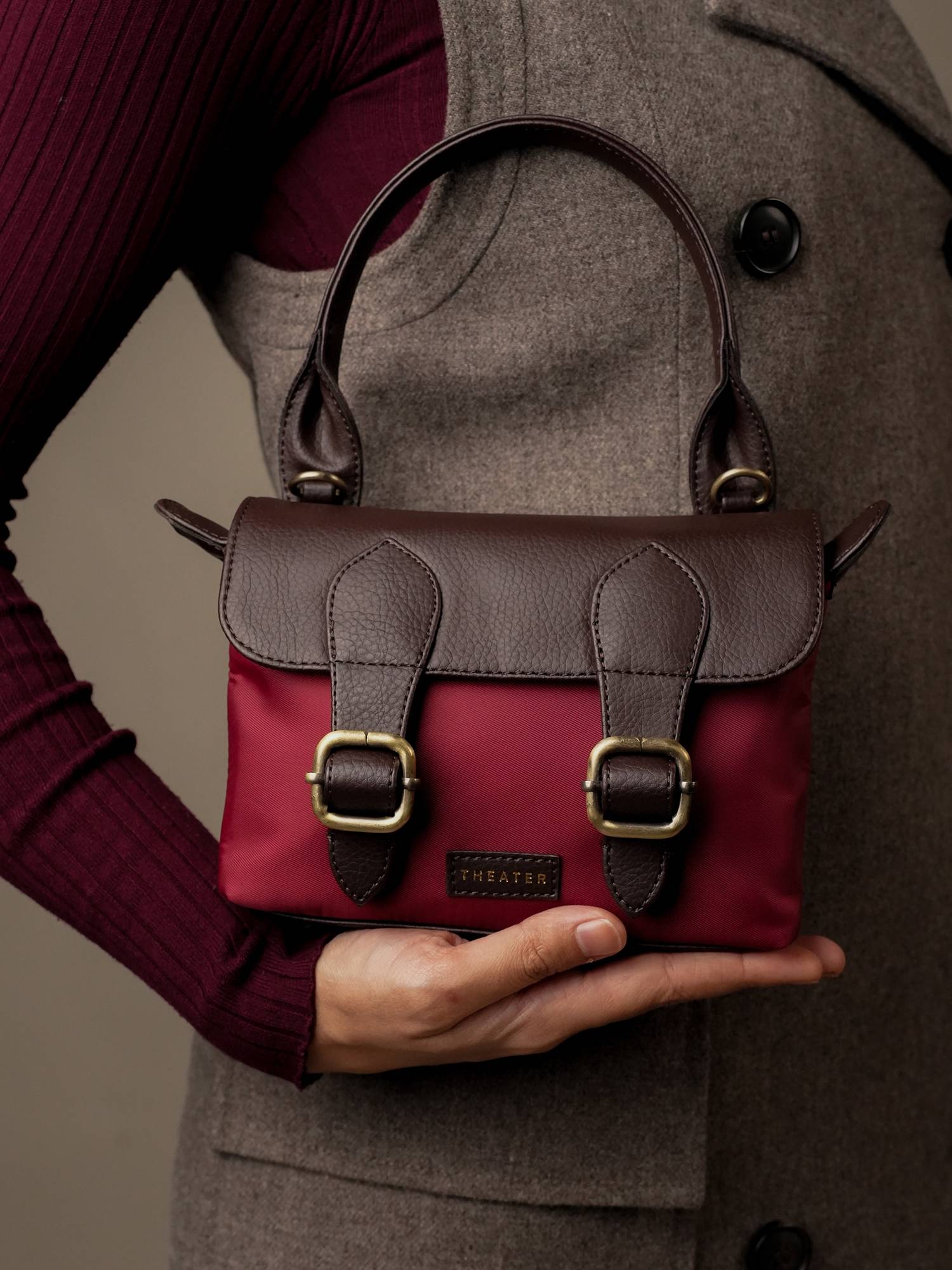 Theater Women Beetle Maroon Sling Bag