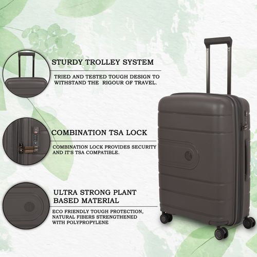 it luggage Eco Tough Grey Set of 28-20 Inches Expandable Hardsided TSA  Luggage Trolley