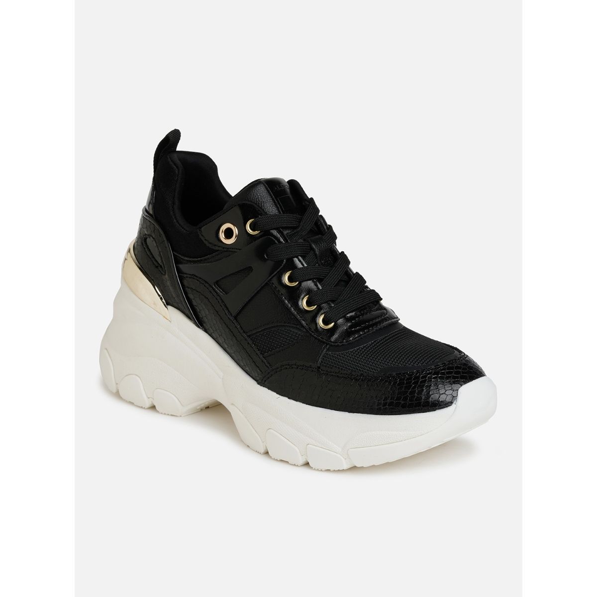 Buffalo Cloud Chunky Sole Trainers in Black for Men | Lyst