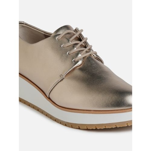 Aldo Casual Shoes Silver Flats for Women (UK 3)