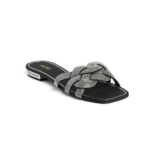 Aldo Flat Sandals Black for Women (UK 3)