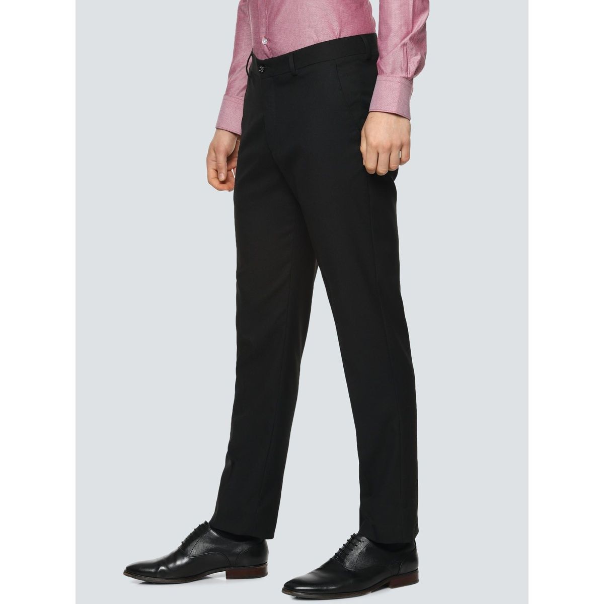 Buy Louis Philippe Olive Trousers online