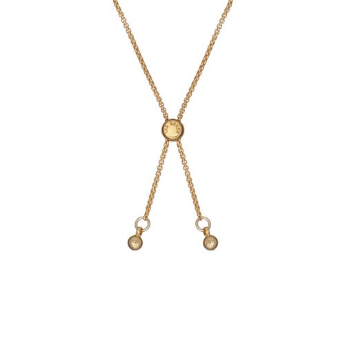 Ted Baker London Bracciale Tennis Melrah Icon - Slider Regolabile Con Cristalli, Tonalità Oro Rosa