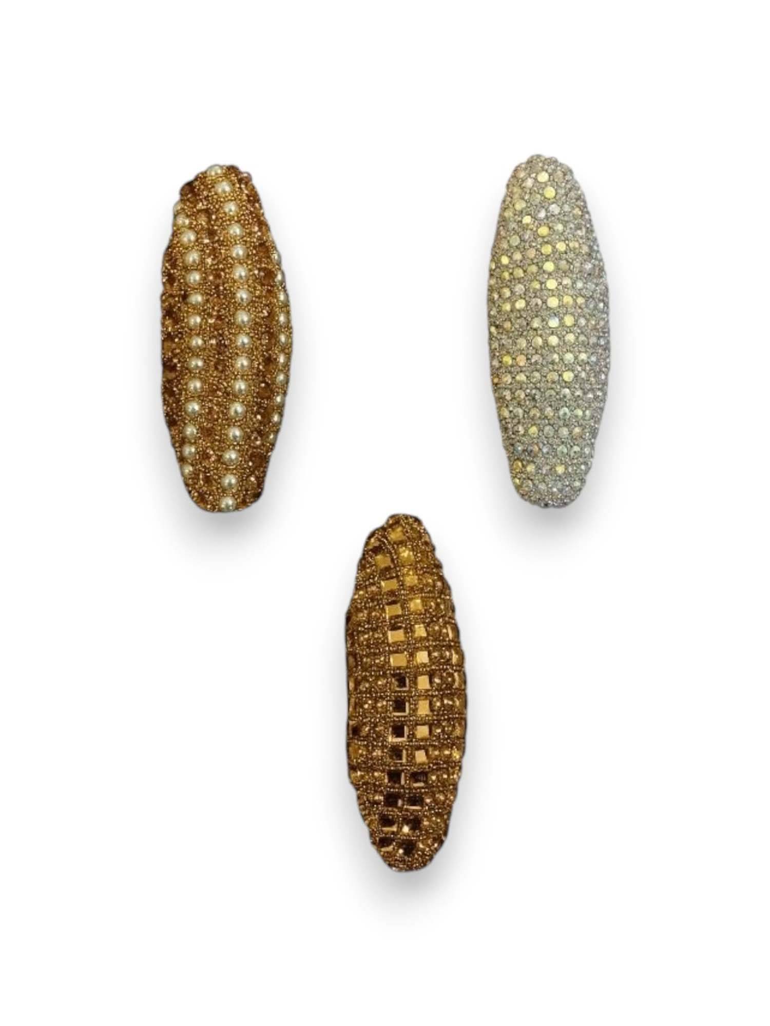 Accessher Decorative Saree Brooch Pin (Pack of 3)