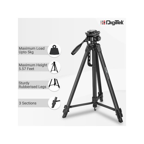 Buy Digitek (DTR-550 LW)Tripod For DSLR, Camera|Maximum Load