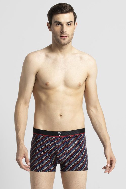 Buy Van Heusen Men 4-Way Stretch Ultra Soft Trunks Black Online