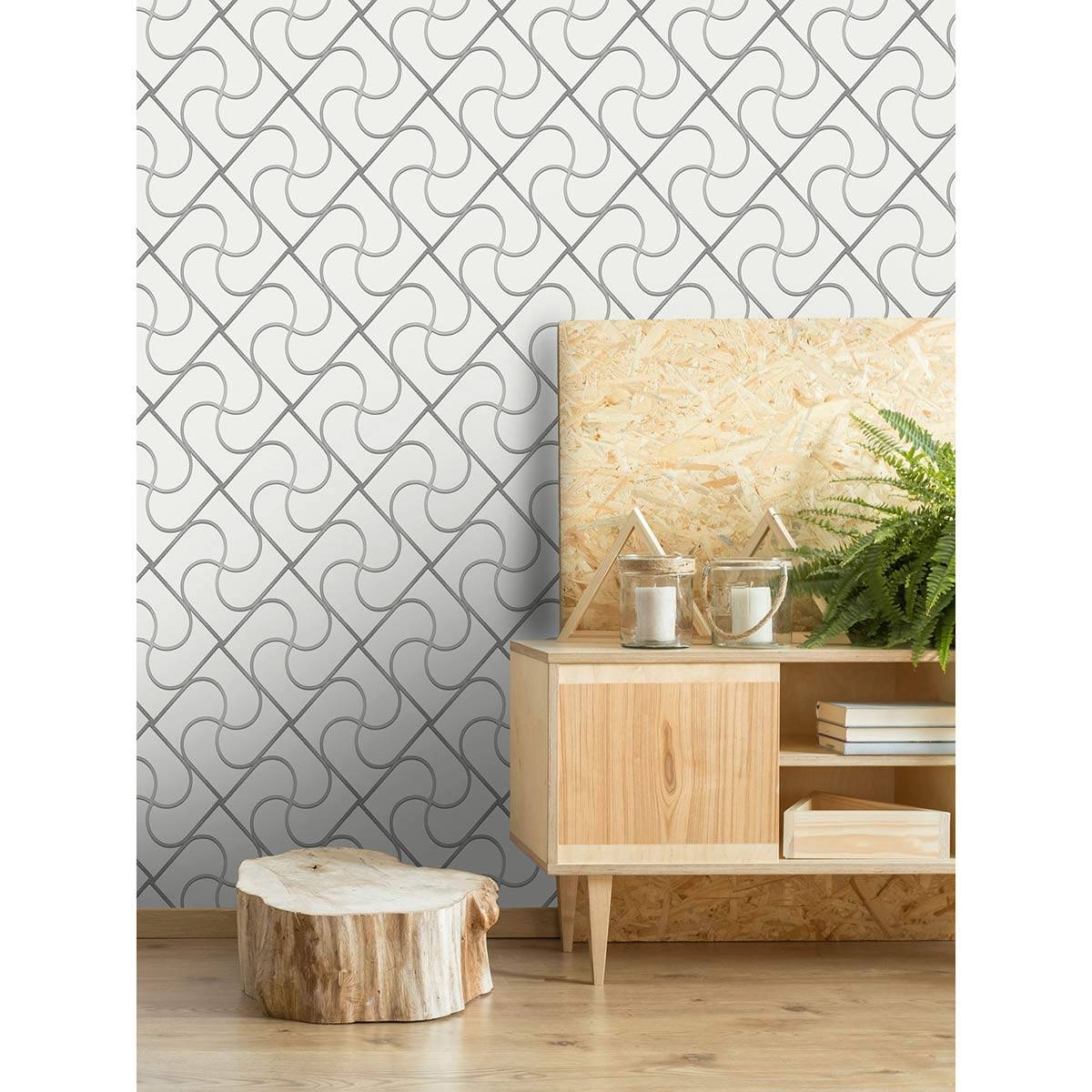 Excel Wallpaper Knot Of Infinity In Grey