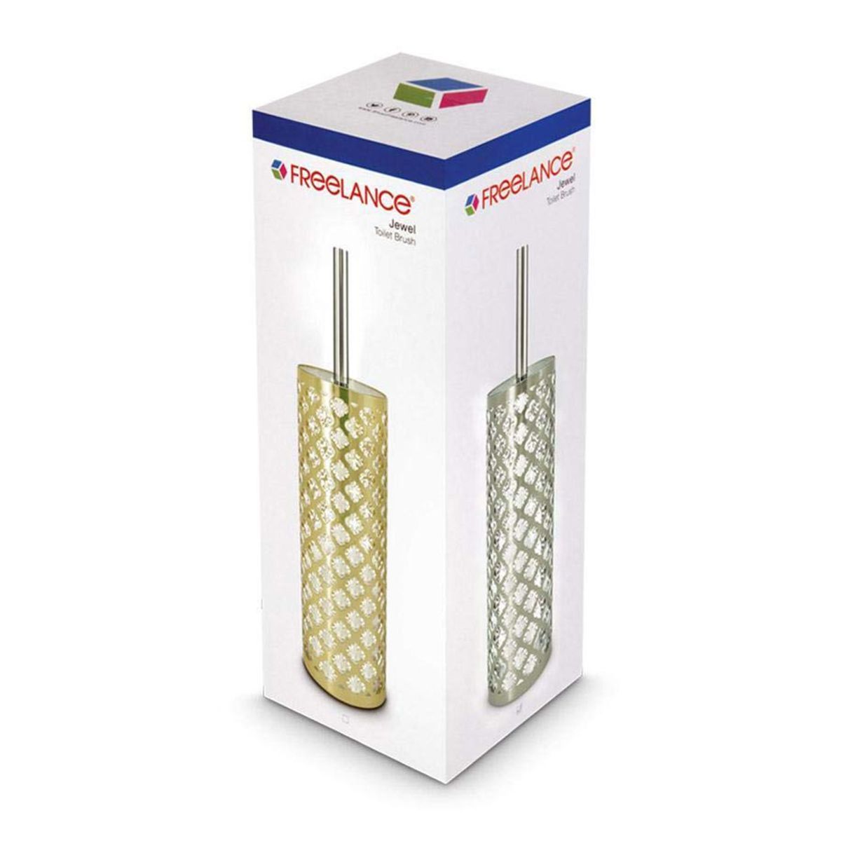 Freelance Jewel Acrylic Toilet Brush & Holder Bathroom Cleaner Gold Buy Freelance Jewel Acrylic