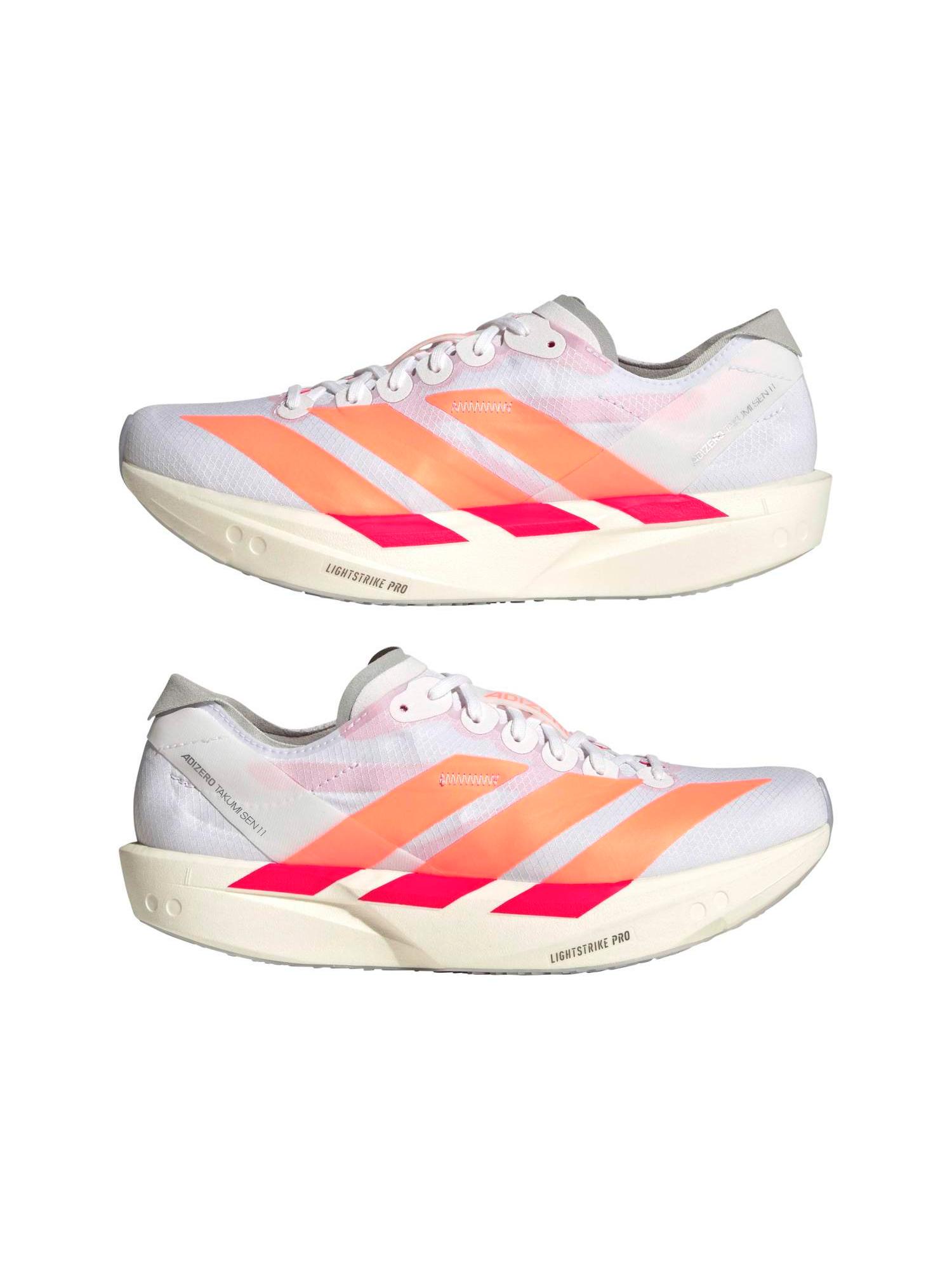 Buy adidas ADIZERO TAKUMI SEN 11 W White Women Running Shoes Online