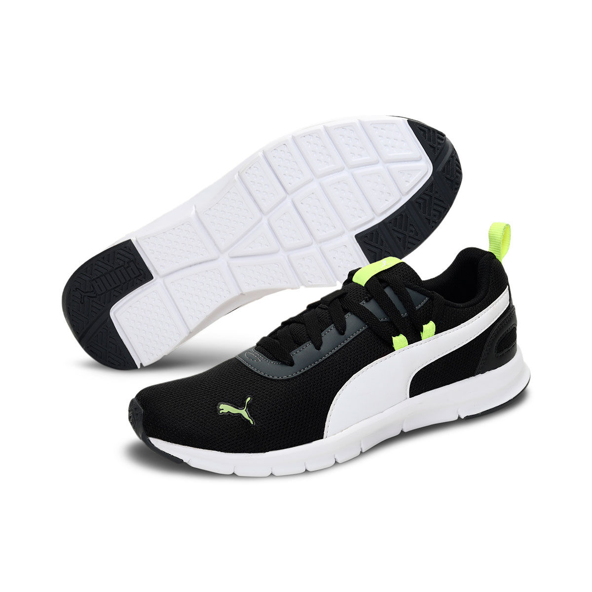 Puma Lace Up Black Casual Sneakers: Buy 