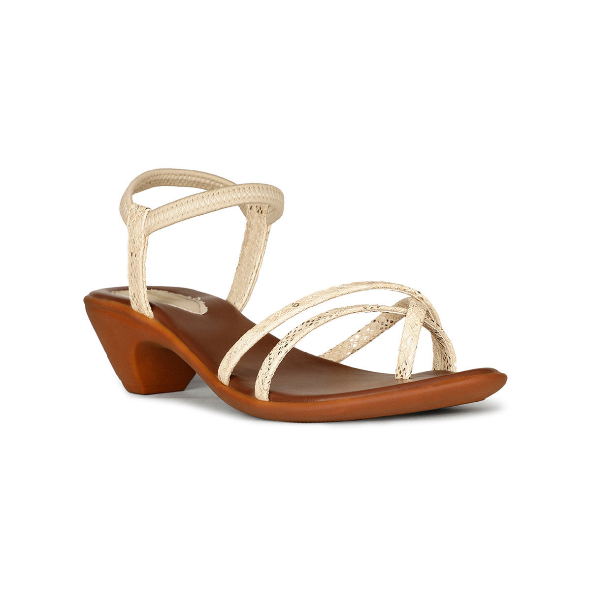 Buy Bata Aroma Off-White Sling Back Sandals for Women at Best Price @ Tata  CLiQ