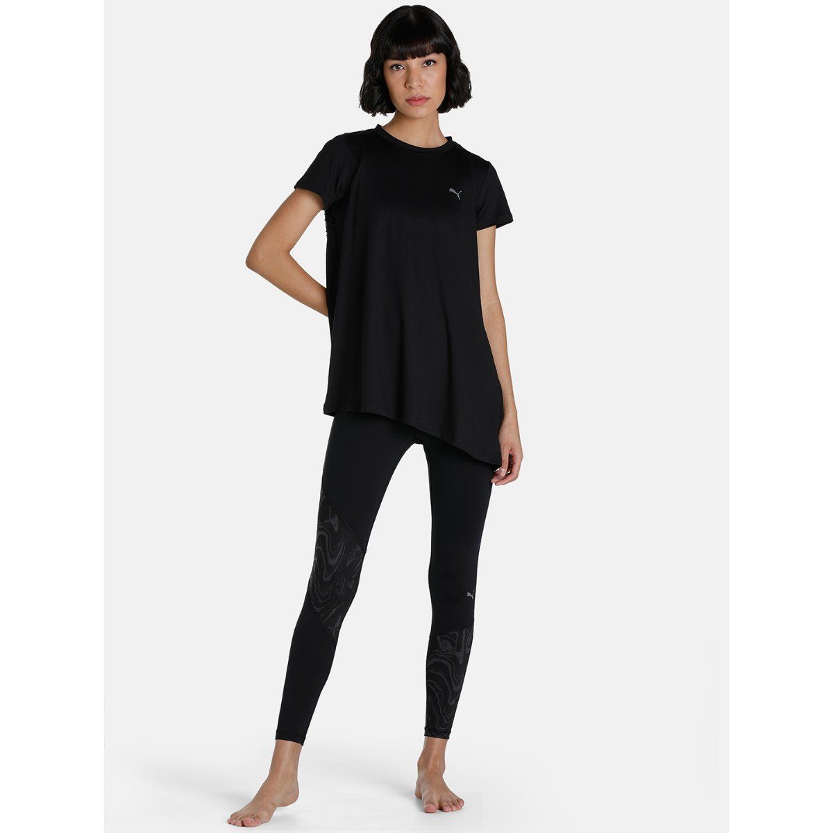 Puma Maternity Studio Oversized Womens Black TShirts Buy Puma