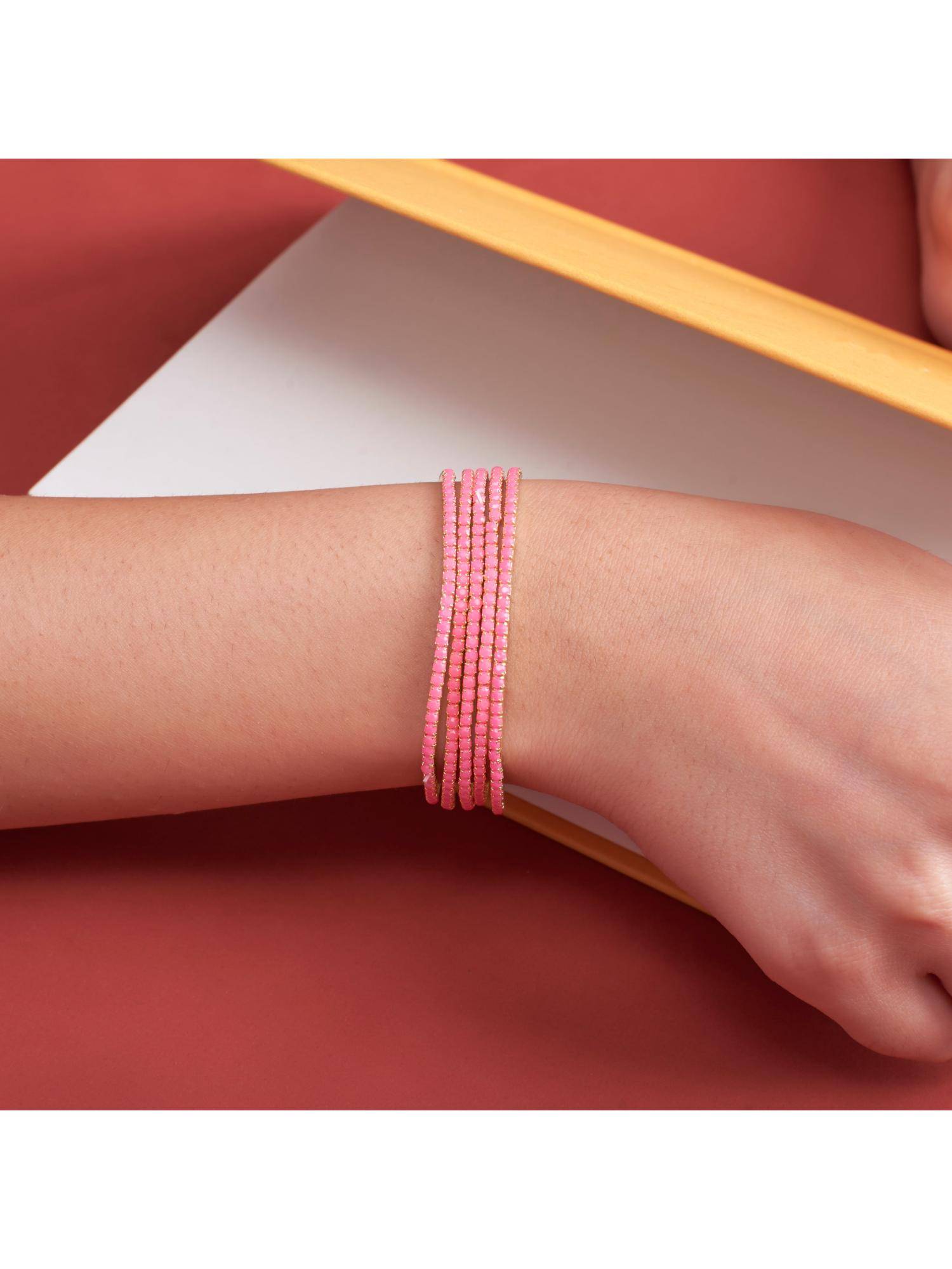Salty Magnolia Stretchable Bracelets (Pack of 5)