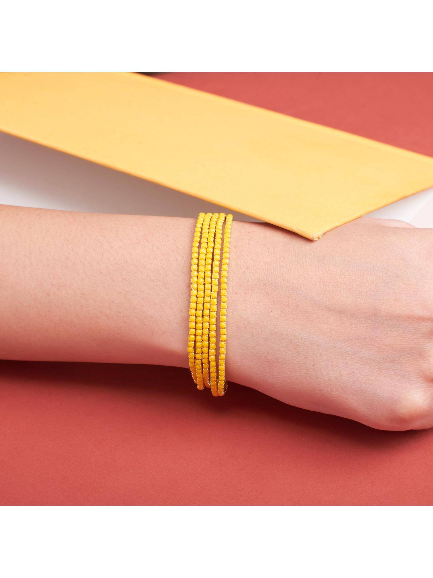 Salty Butterscotch Stretchable Bracelets (Pack of 5)