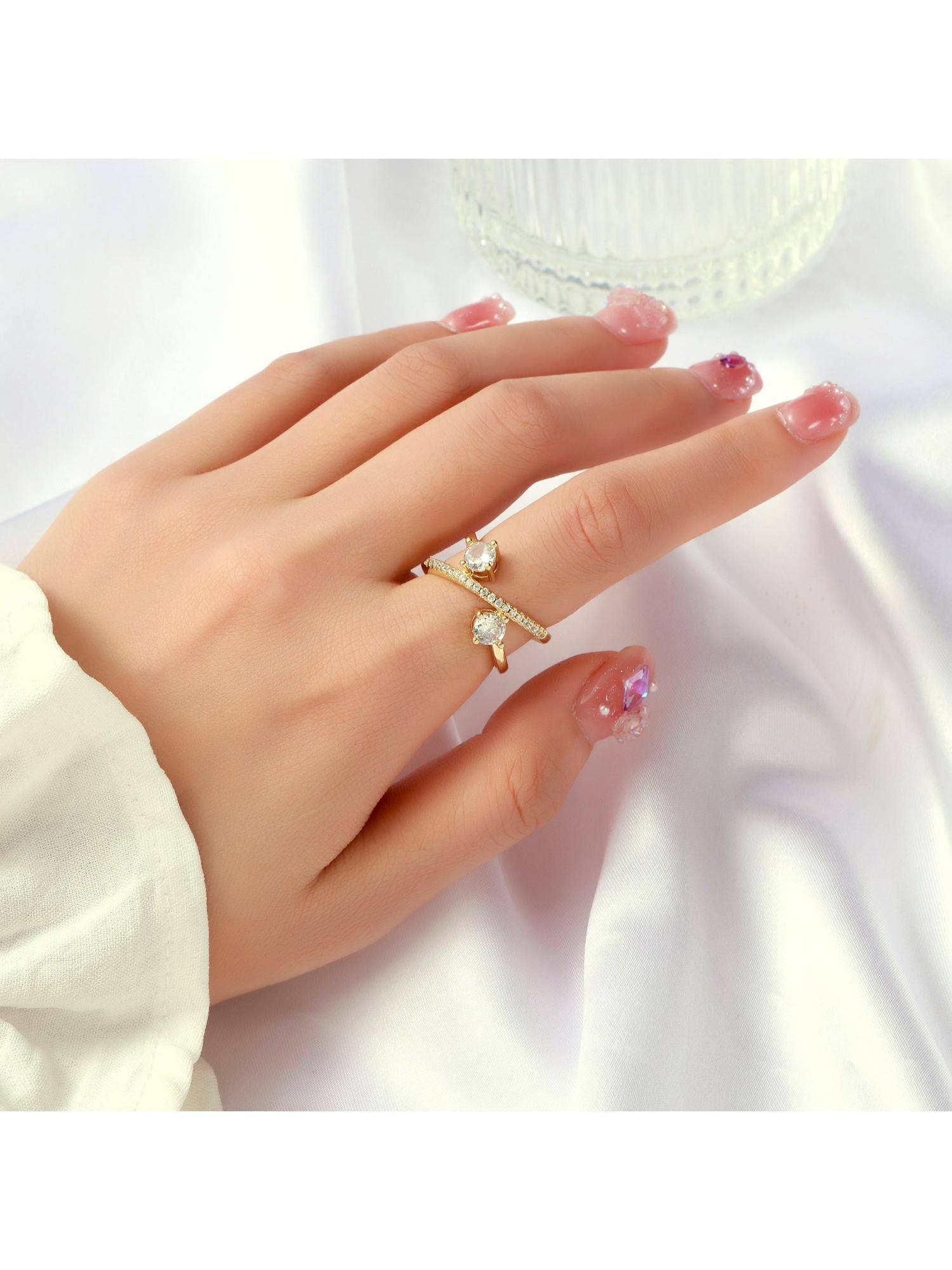 Salty Celestial Diamond Gold Ring
