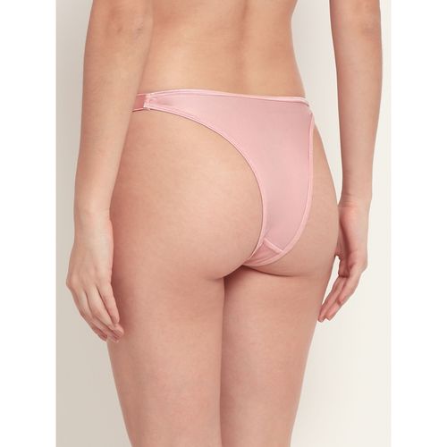 Buy Erotissch Women Pink Self-Design Thongs Briefs Panty Online