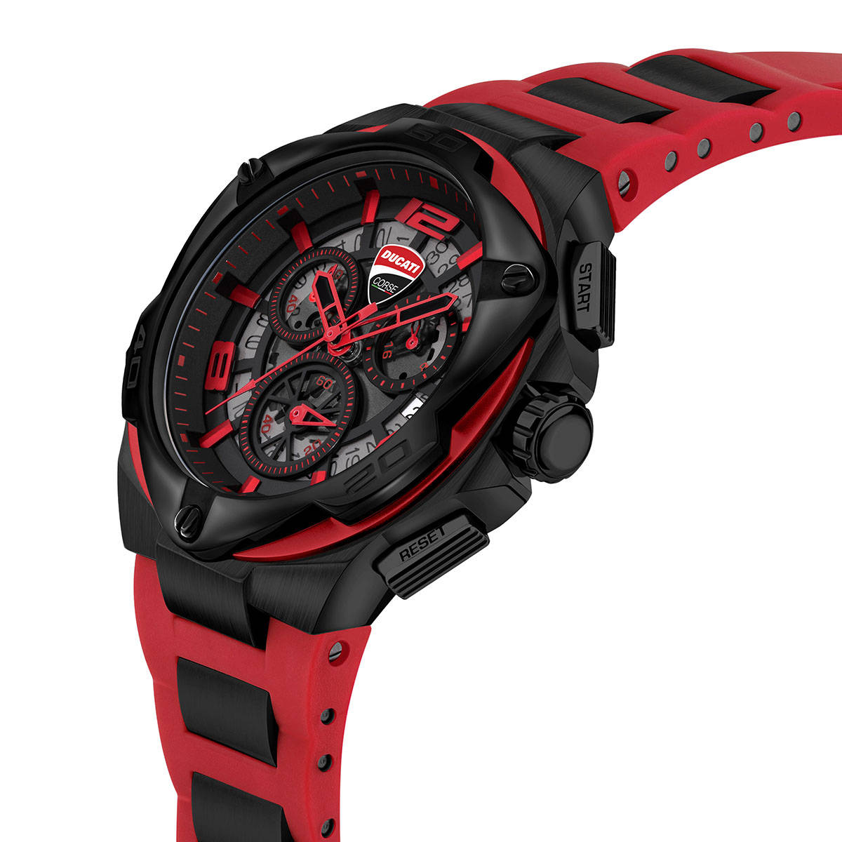 Buy Ducati Corse Motore Black Dial Chronograph Watch