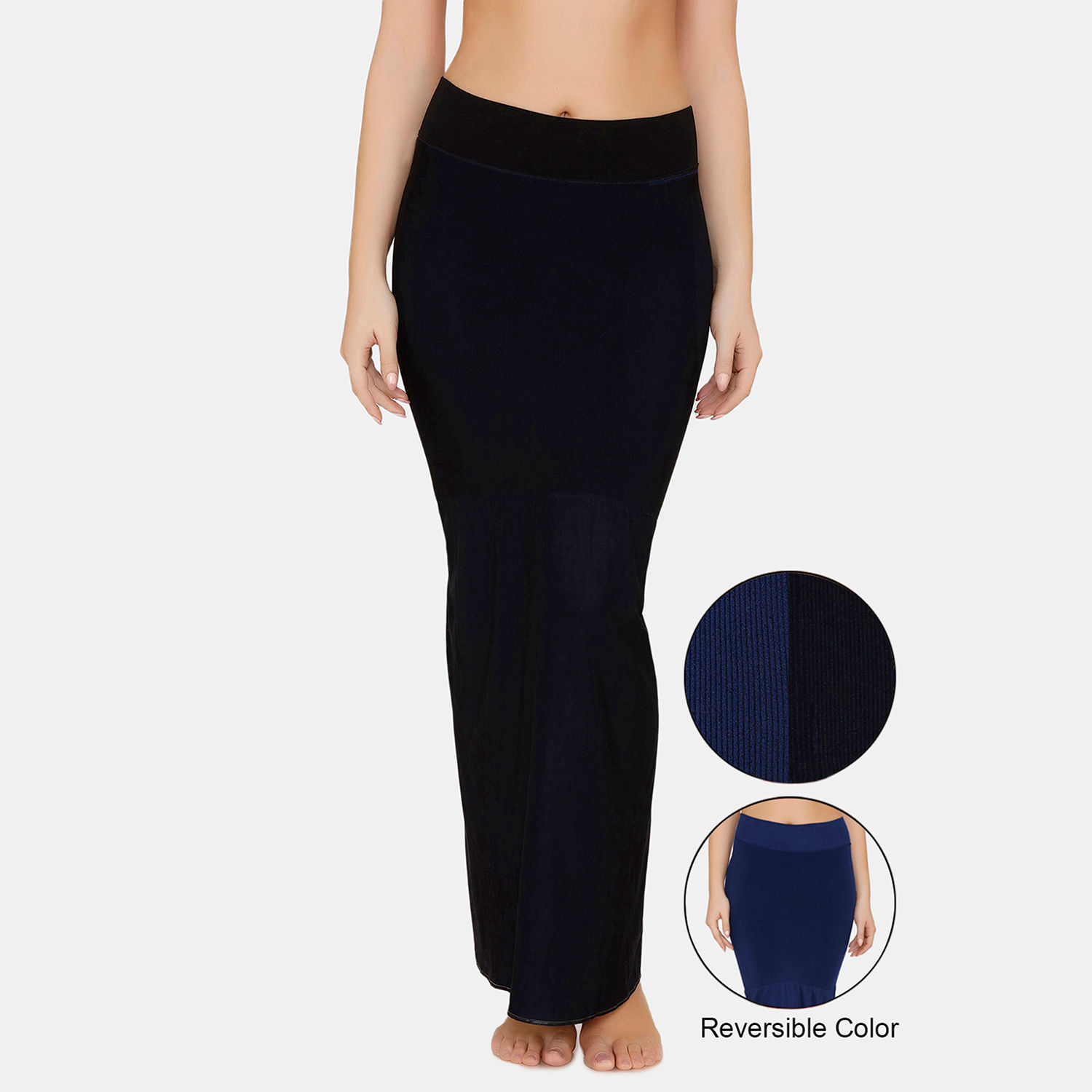 Buy Zivame Medium Control Mermaid Saree Shapewear ™-Black at Rs.1049 online  | Shapewear online