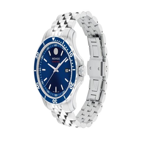 Buy Movado Men Series 800 Blue Round Dial Analog Watch 2600183