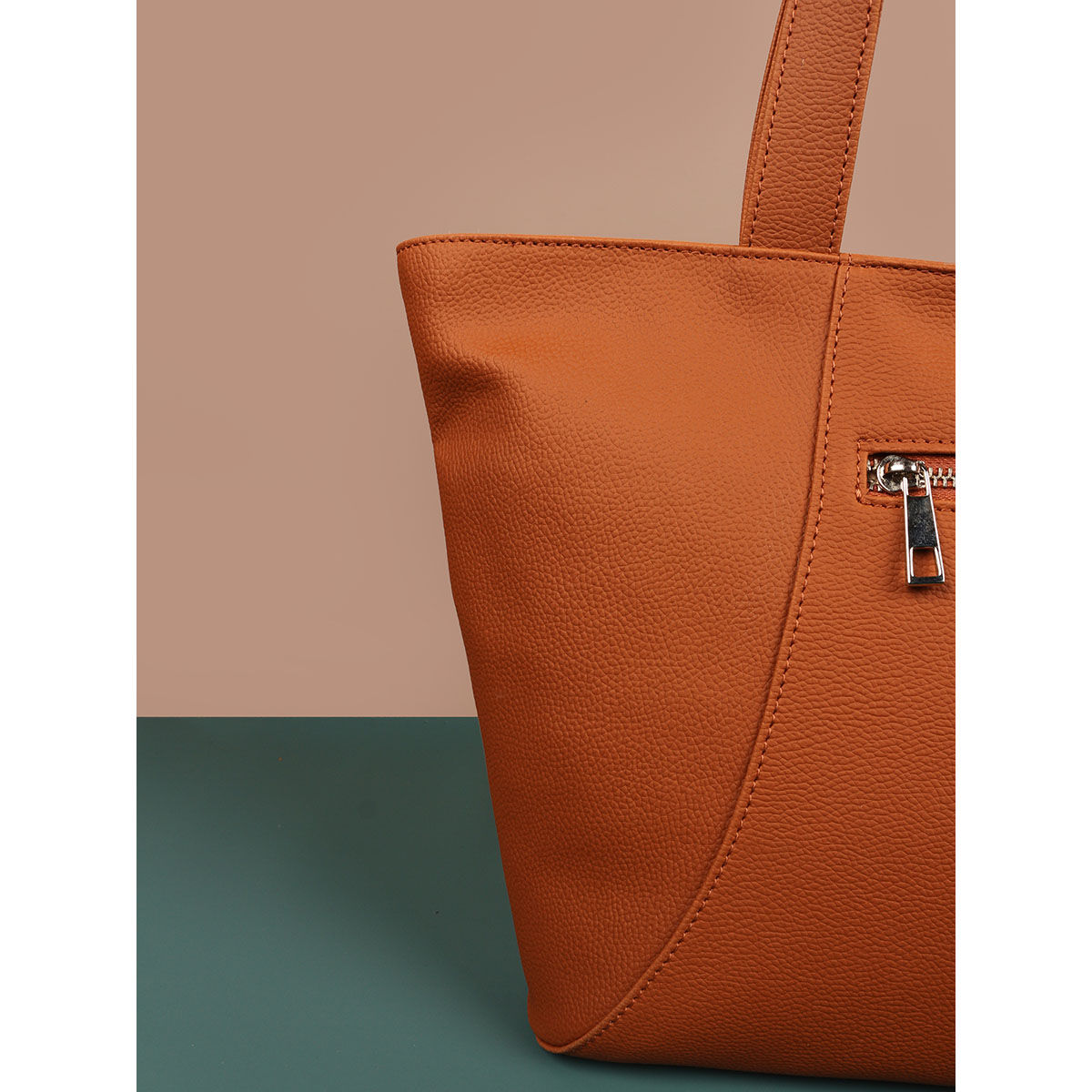 Buy The House Of Ganges June Vegan Leather Tote Bag Ginger Bread (M) Online