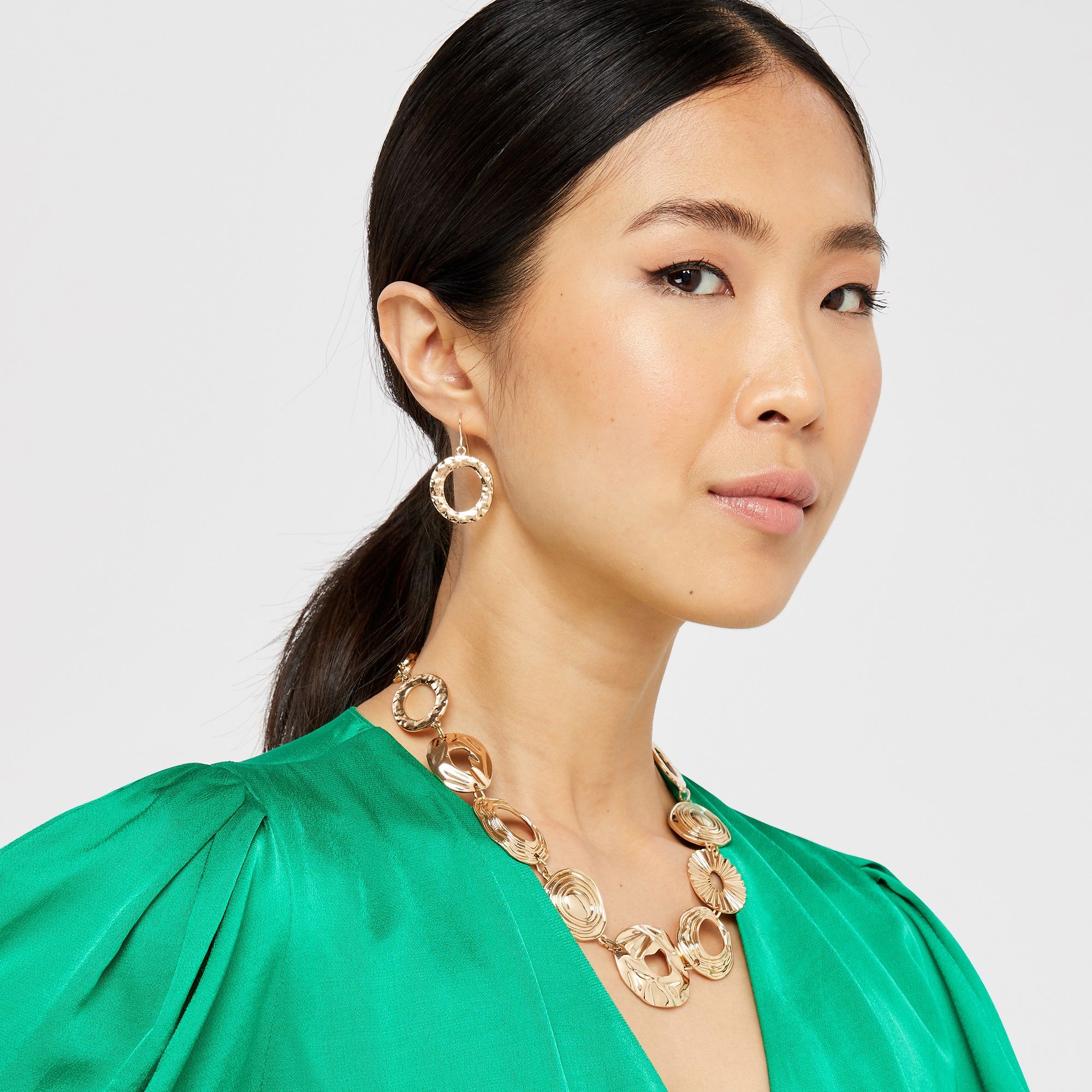 Buy Accessorize London Organic Shapes Necklace And Earring Set Online