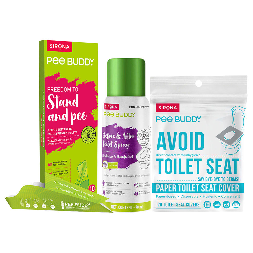 Peebuddy Disposable Toilet Seat Covers With Lavender Spritz Toilet